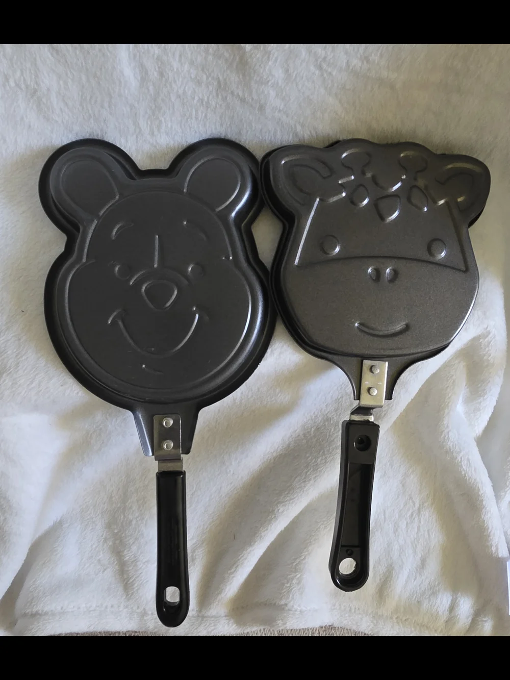 Kids Nonstick Character Pancake Pans -  (Set of 2)